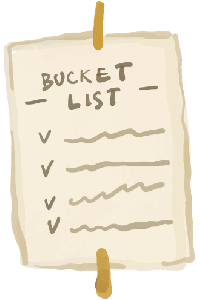 Create your bucket list